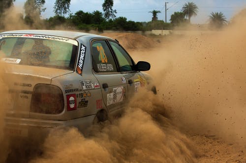 Drifting car