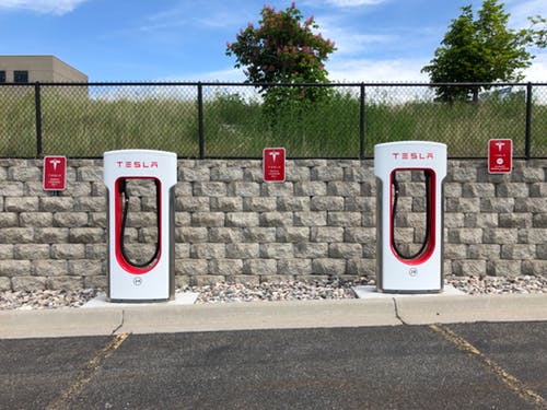 Tesla charging network